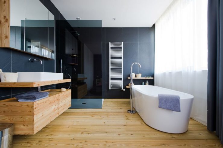 Дизайн ванной комнаты в современном стиле: обзор лучших идей + 120 фото