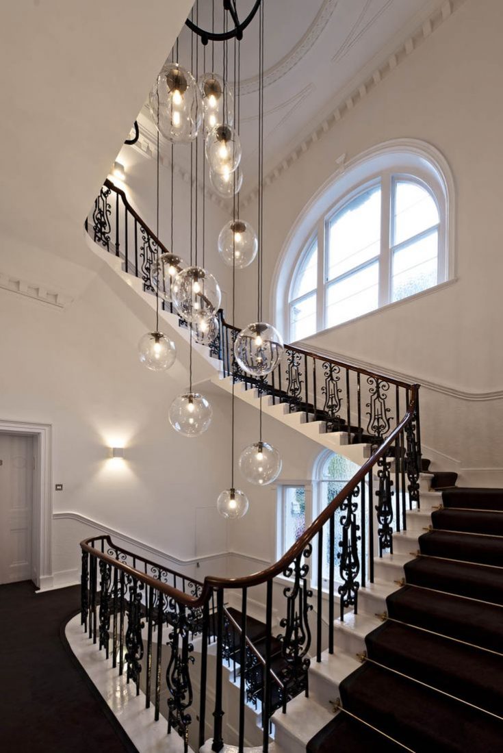Освещение Лестницы В Частном Доме Фото