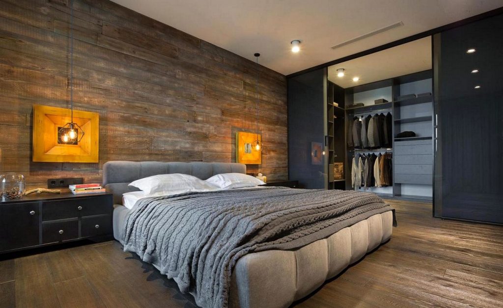 Кровати для спальни в стиле лофт