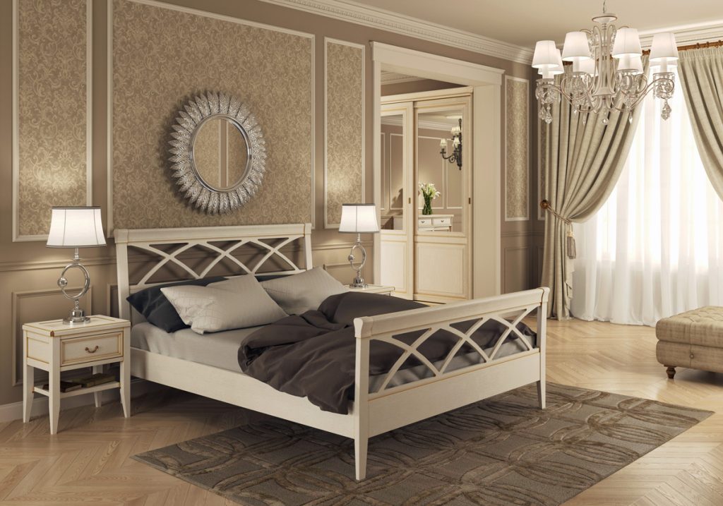 Женская спальня в классическом стиле